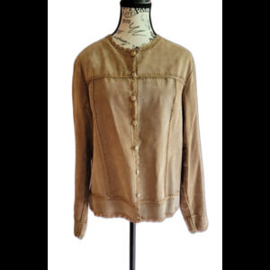 Timeless Coldwater creek western festival retro suede jacket